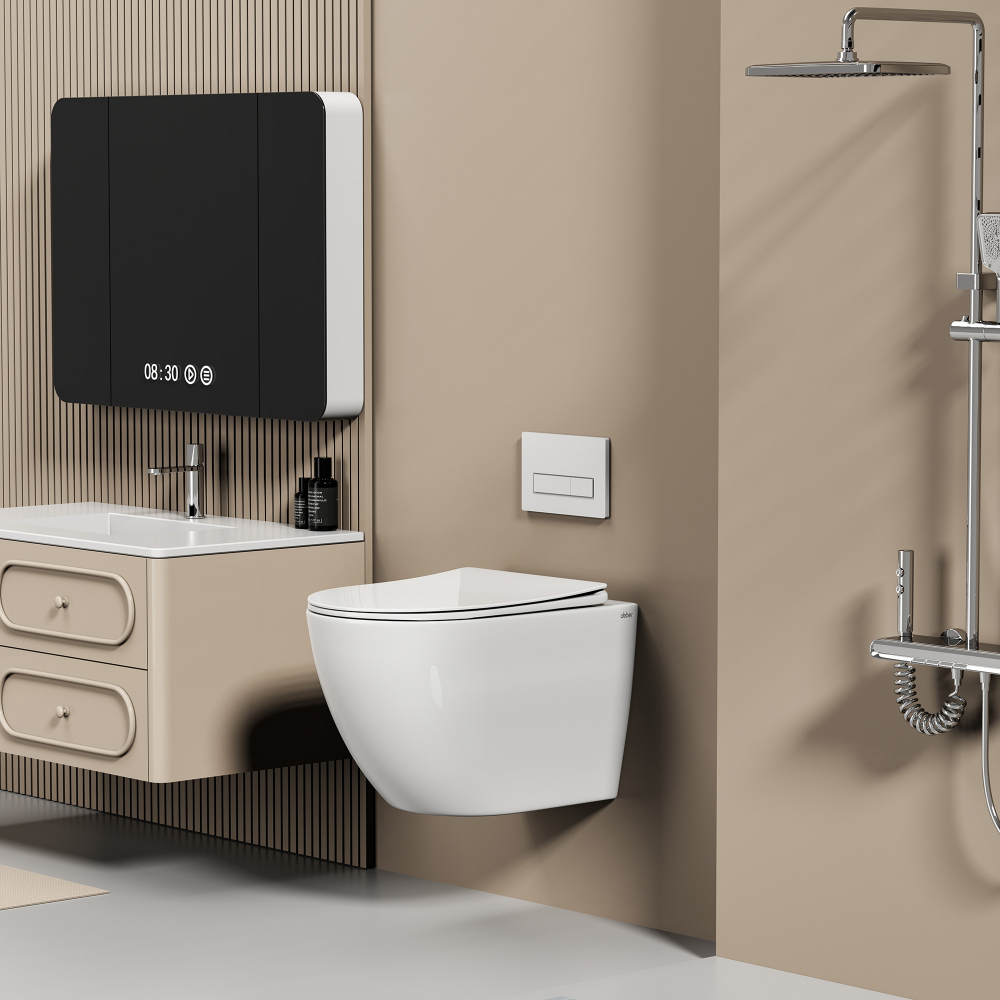 Унитаз подвесной Abber Ultra AC1301 51.5x36x36 (белый)