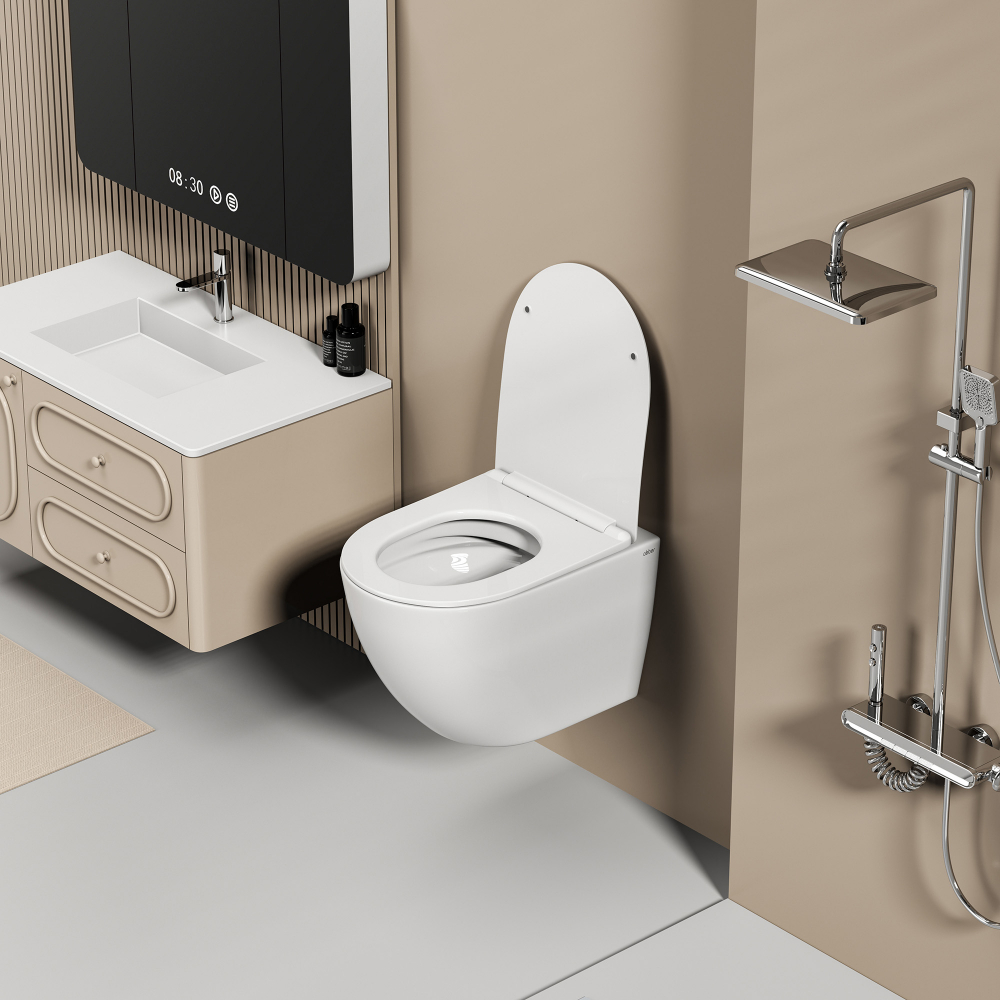 Унитаз подвесной Abber Ultra AC1301 51.5x36x36 (белый)