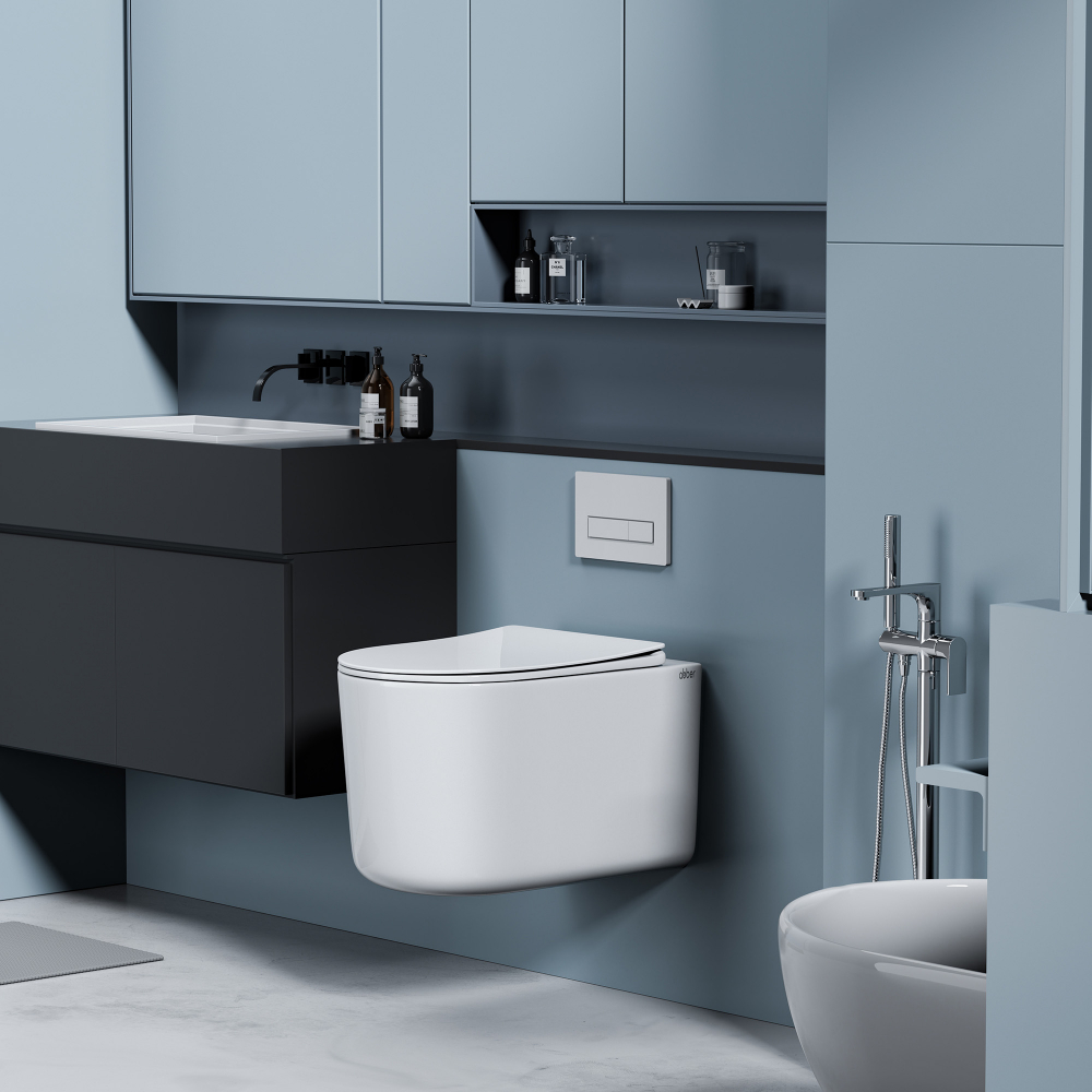 Унитаз подвесной Abber Ultra AC1302 52x36x32 (белый)
