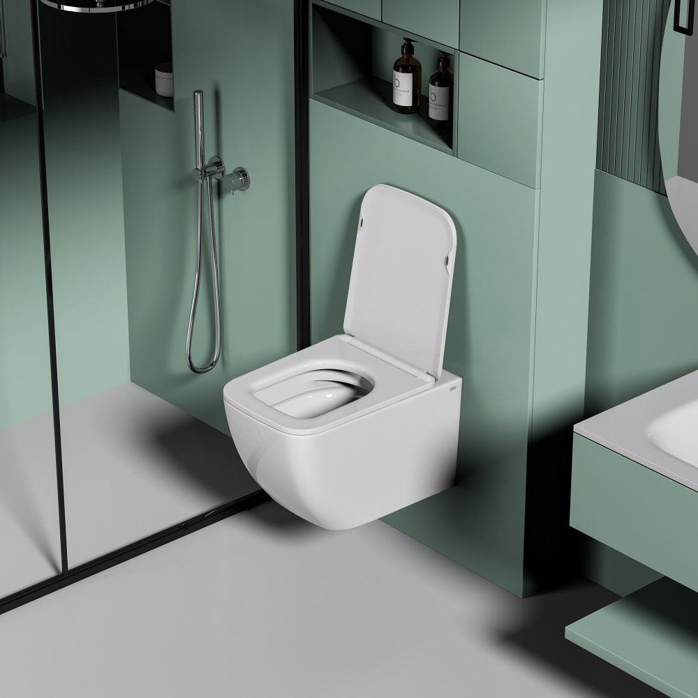 Унитаз подвесной Abber Ultra AC1303 52x32x32 (белый)