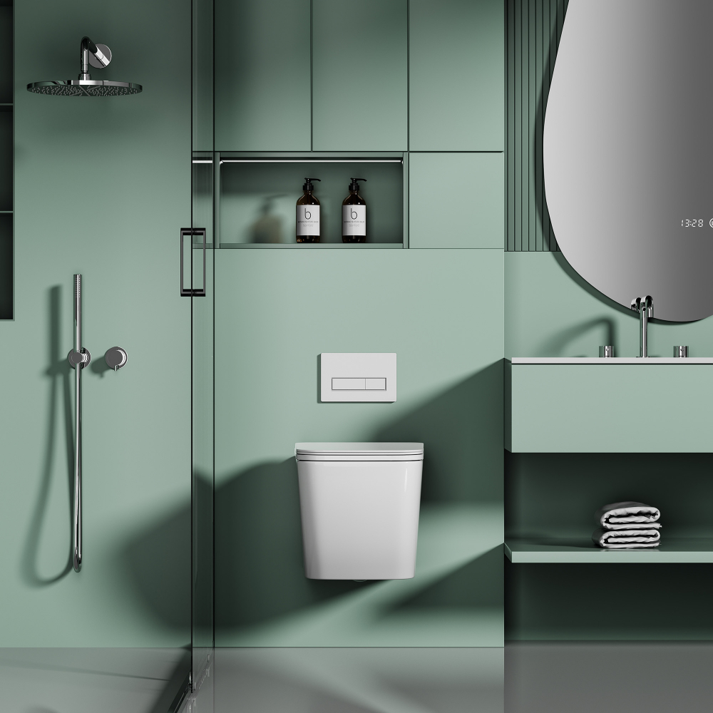 Унитаз подвесной Abber Ultra AC1303 52x32x32 (белый)