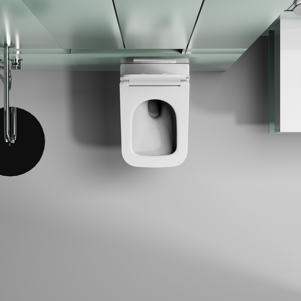 Унитаз подвесной Abber Ultra AC1303 52x32x32 (белый)