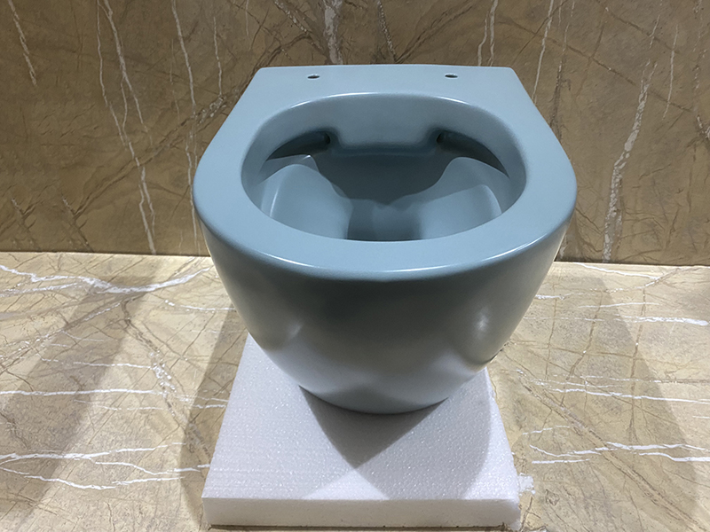 Унитаз подвесной безободковый CeramaLux N 2197MLG 49x37 (зеленый) с микролифтом