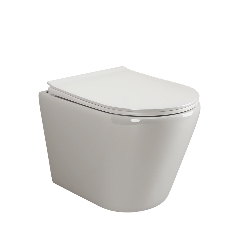 Унитаз подвесной Ceramica Nova HighLight Rimless CN1804 52x35  с сиденьем (белый)