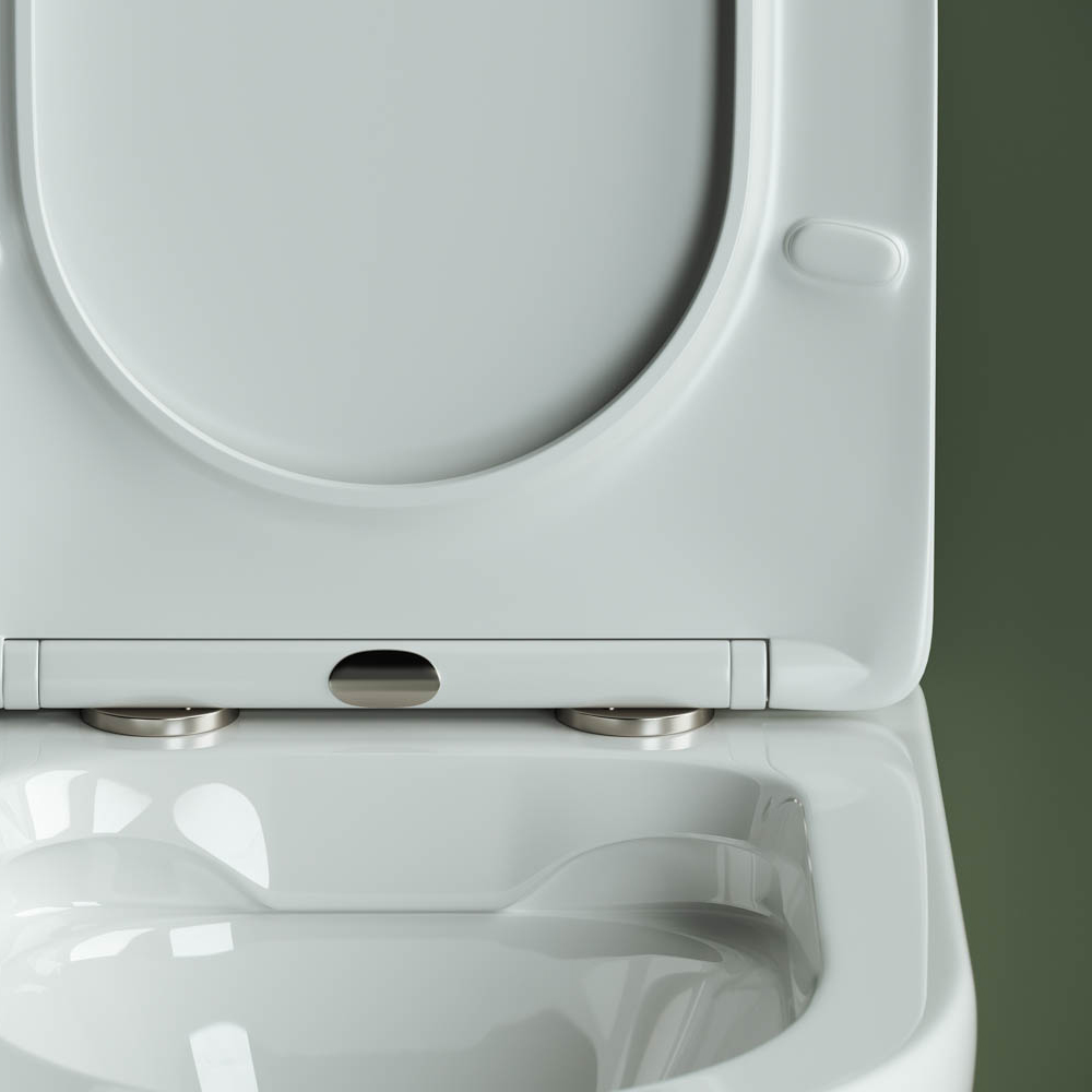 Унитаз подвесной Ceramica Nova HighLight Rimless CN1804 52x35  с сиденьем (белый)