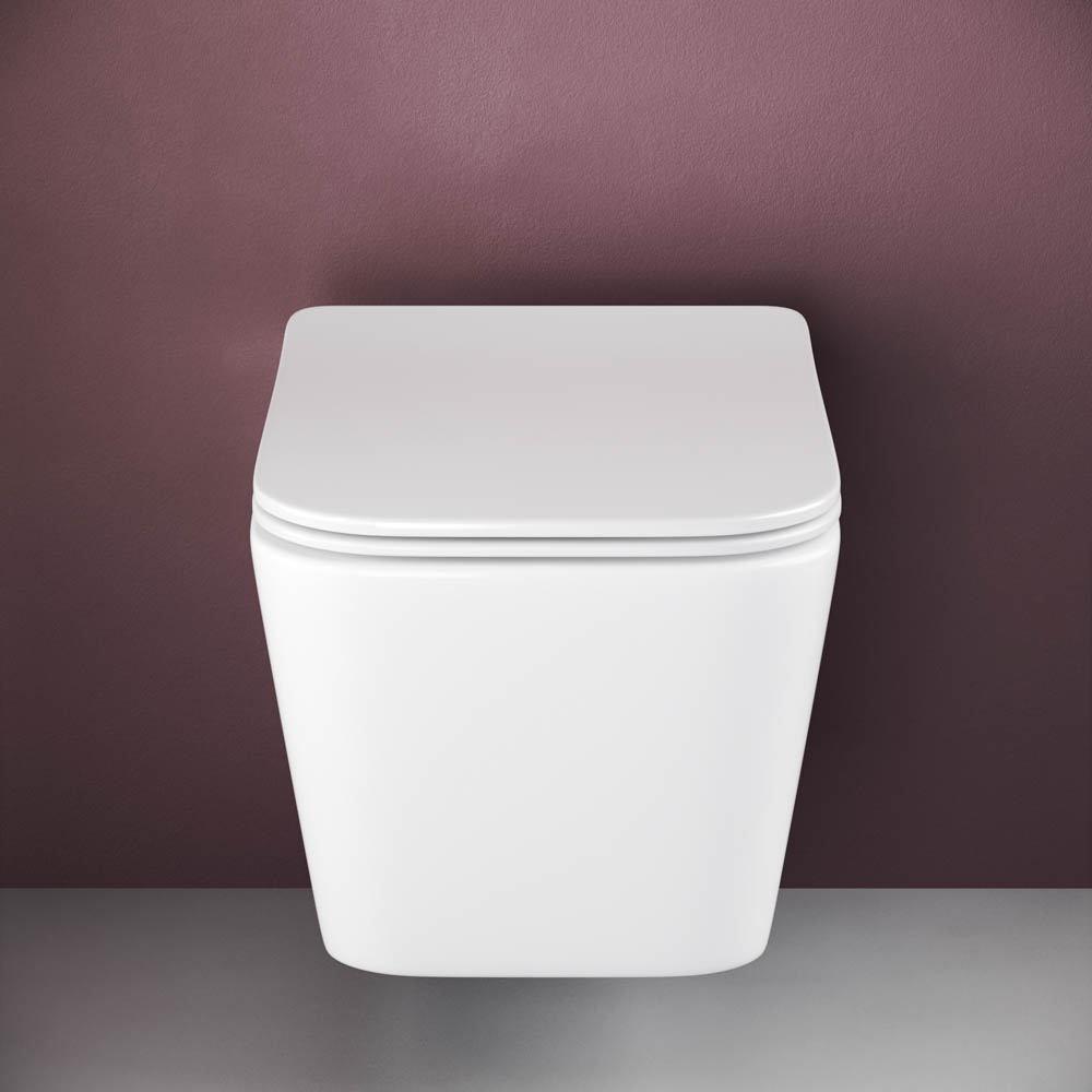 Унитаз подвесной Ceramica Nova Metric CN3007 51х34.5 с сиденьем и креплением (белый)