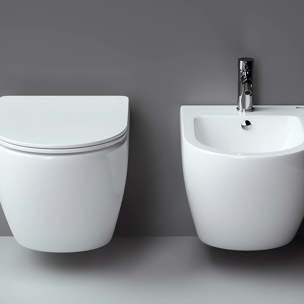 Унитаз подвесной Ceramica Nova Metropol CN4002 49х37 с креплением и сиденьем (белый) 