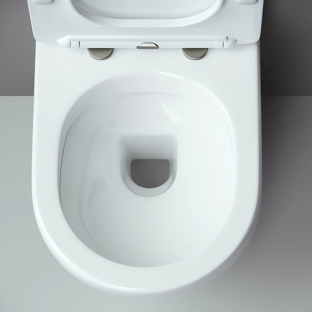 Унитаз подвесной Ceramica Nova Metropol CN4002 49х37 с креплением и сиденьем (белый) 