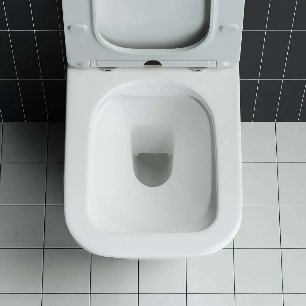 Унитаз подвесной Ceramica Nova Mono CN1902 50х35 с сиденьем и креплением (белый) 