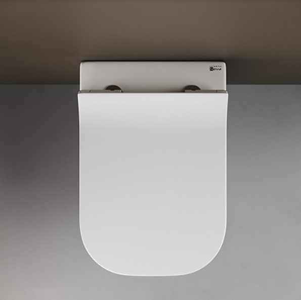 Унитаз подвесной Ceramica Nova New day CN3005 51х35 с креплением и сиденьем (белый) 