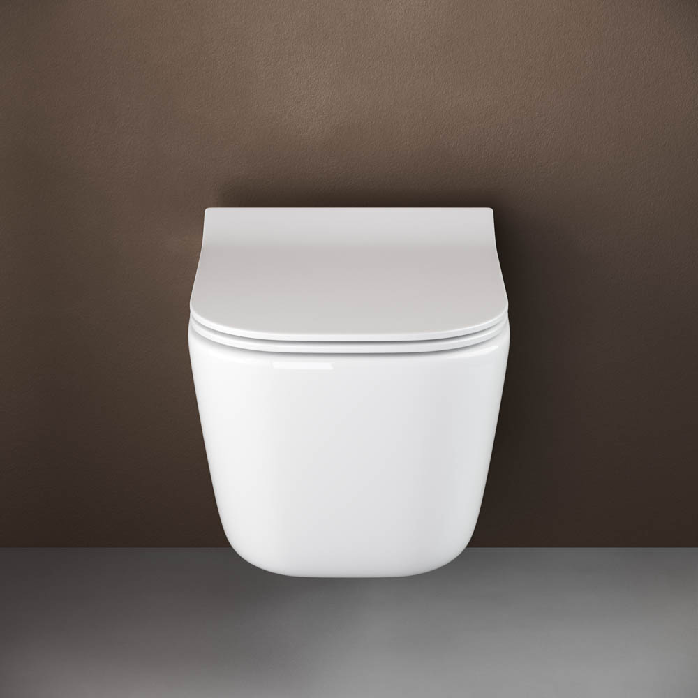 Унитаз подвесной Ceramica Nova New day CN3005 51х35 с креплением и сиденьем (белый) 