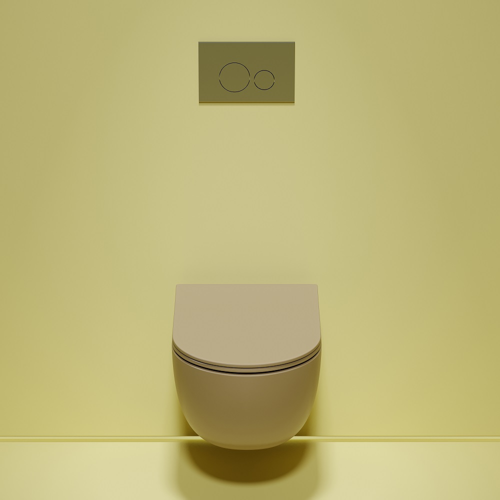 Унитаз подвесной Ceramicanova Modena CN6063MC 49x35.5 (капучино матовый) с сиденьем и крышкой