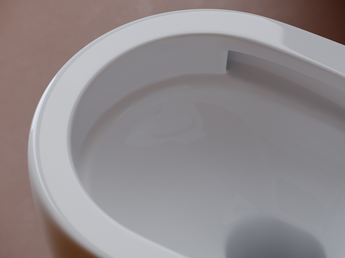 Унитаз подвесной Ceramicanova UP Rimless CN4007 49.5x36 (белый), безободковый, с сиденьем