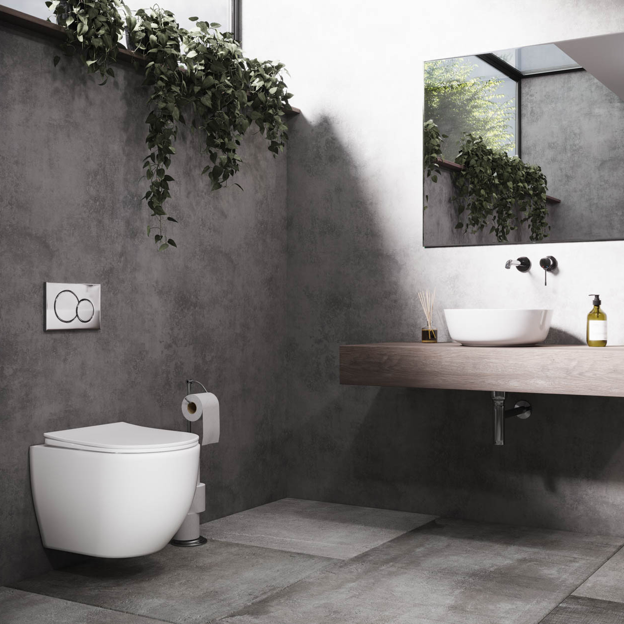 Унитаз подвесной Ceramica Nova Mia Rimless CN1805 с сиденьем и креплением 52х36 (белый)