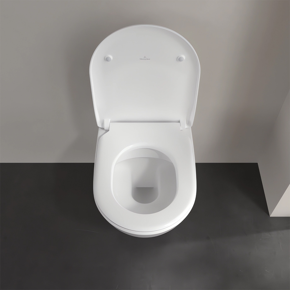 Унитаз подвесной Villeroy & Boch Subway 2.0 5614R201 56х37 с сиденьем и креплением (белый)