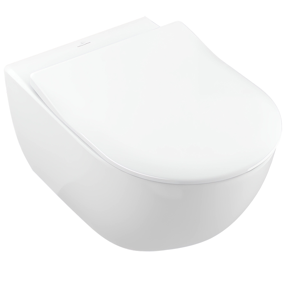 Унитаз подвесной Villeroy & Boch Subway 2.0 5614R201 56х37 с сиденьем и креплением (белый)