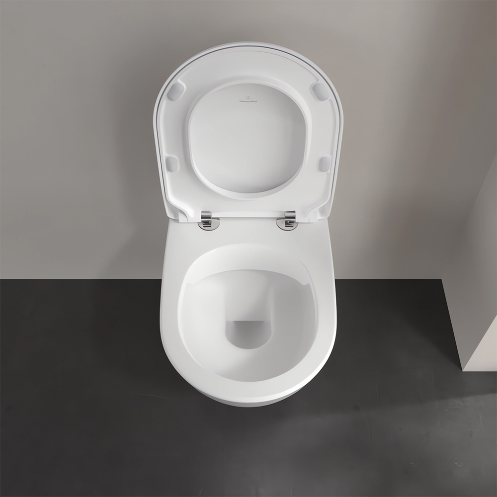 Унитаз подвесной Villeroy & Boch Subway 2.0 5614R201 56х37 с сиденьем и креплением (белый)