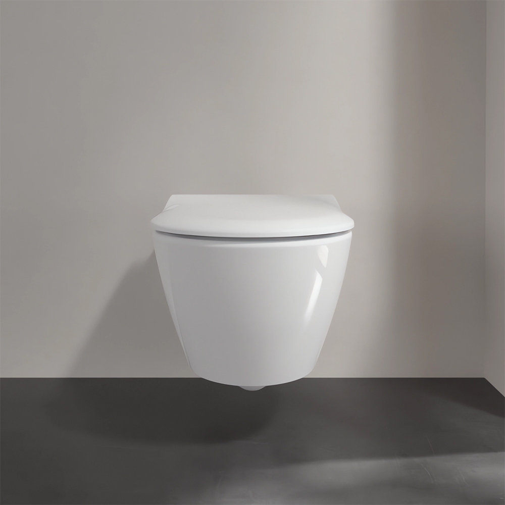 Унитаз подвесной Villeroy & Boch Subway 2.0 5614R201 56х37 с сиденьем и креплением (белый)
