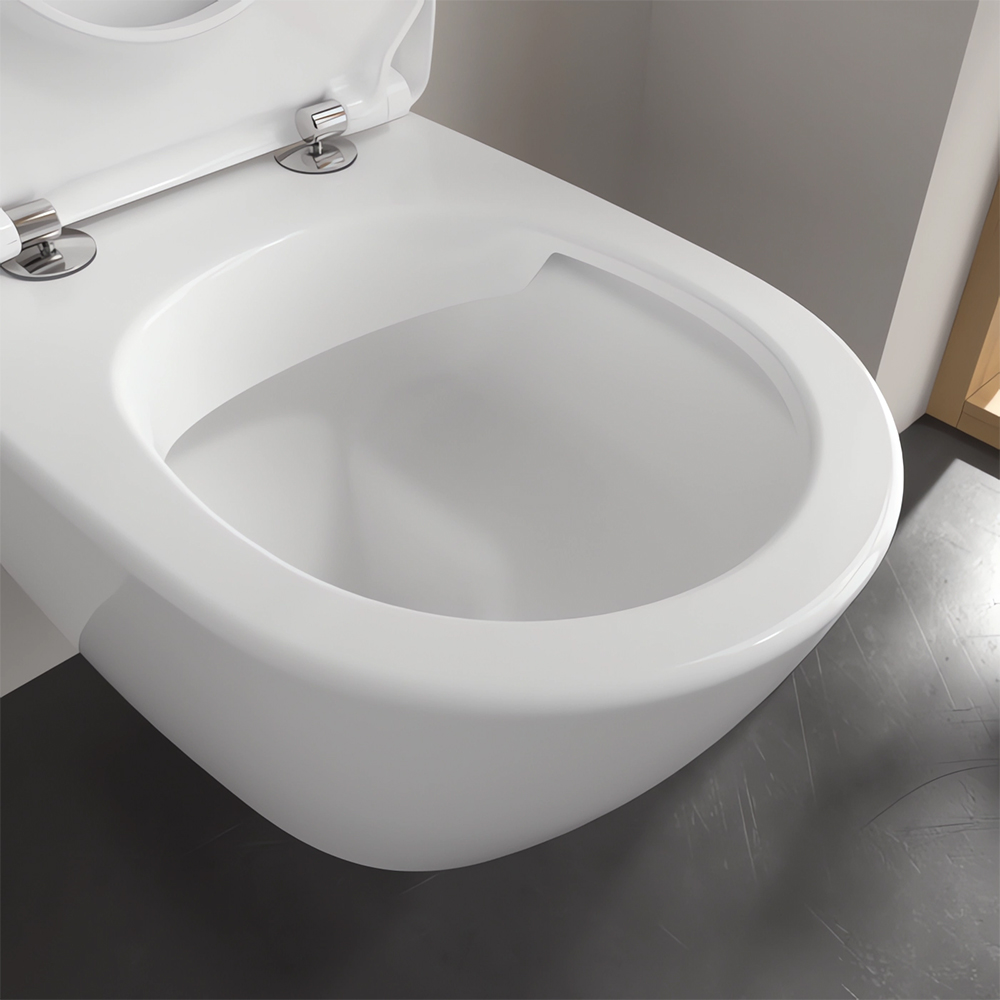Унитаз подвесной Villeroy & Boch Subway 2.0 5614R201 56х37 с сиденьем и креплением (белый)