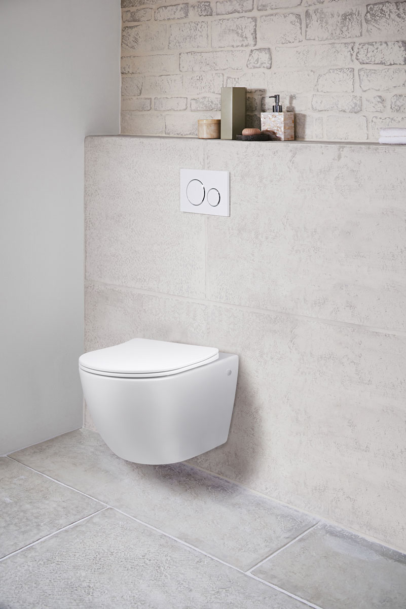 Унитаз подвесной Vincea Globo VT1-14 55x36.5x39.5 (белый), безободковый с быстросъемным сиденьем