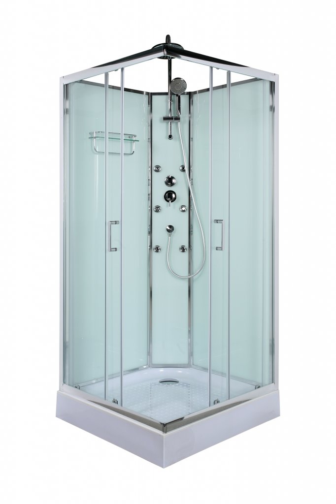 Душевая кабина BelBagno Uno UNO-CAB-A-2-90-C-CR