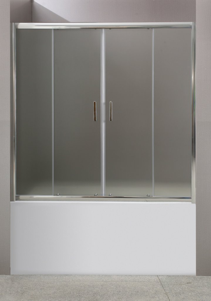 Шторка на ванну BelBagno Uno UNO-VF-2-170/145-P-Cr 170x145