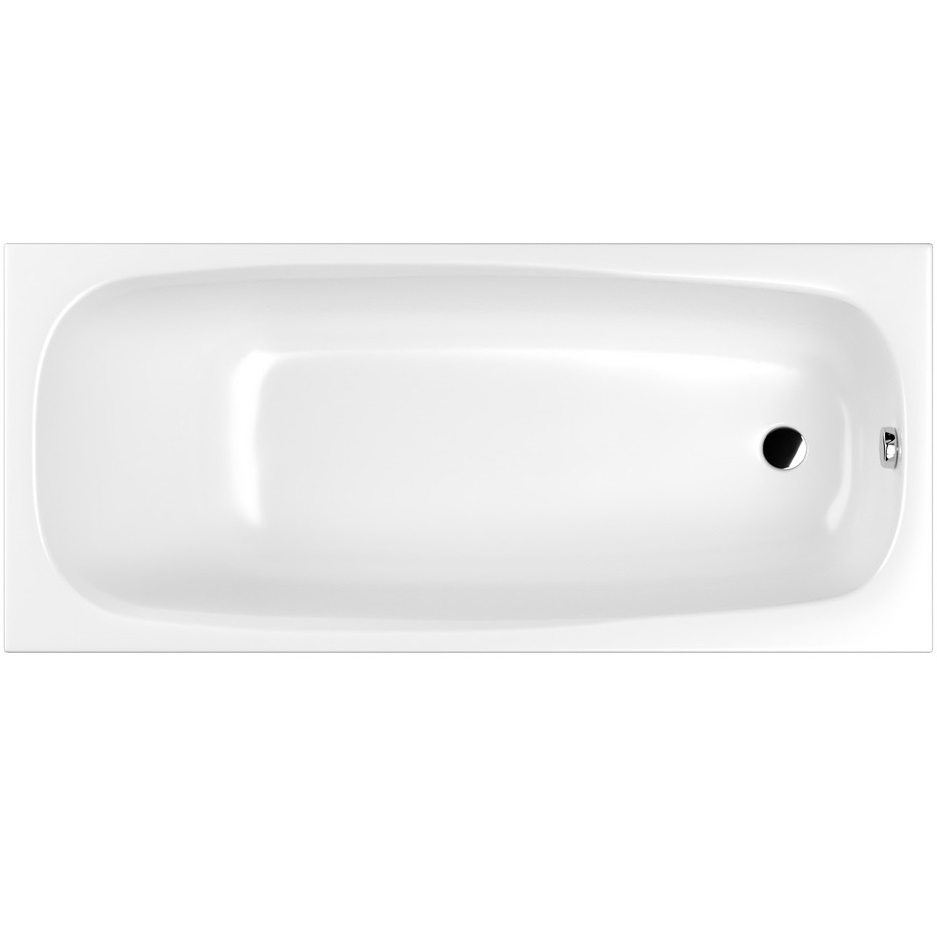 Ванна пристенная акриловая Whitecross Layla 0102.170075.100 170x75 (белый глянцевый), без слива-перелива