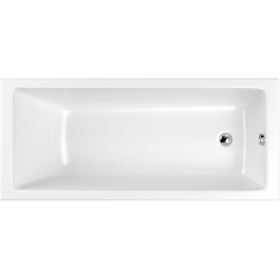 Ванна пристенная акриловая Whitecross Wave 0101.170070.100 170x70 (белый глянцевый), без слива-перелива