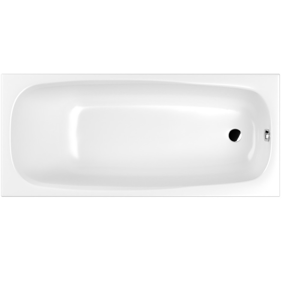 Ванна пристенная акриловая Whitecross Layla 0102.180080.100 180x80 (белый глянцевый), без слива-перелива