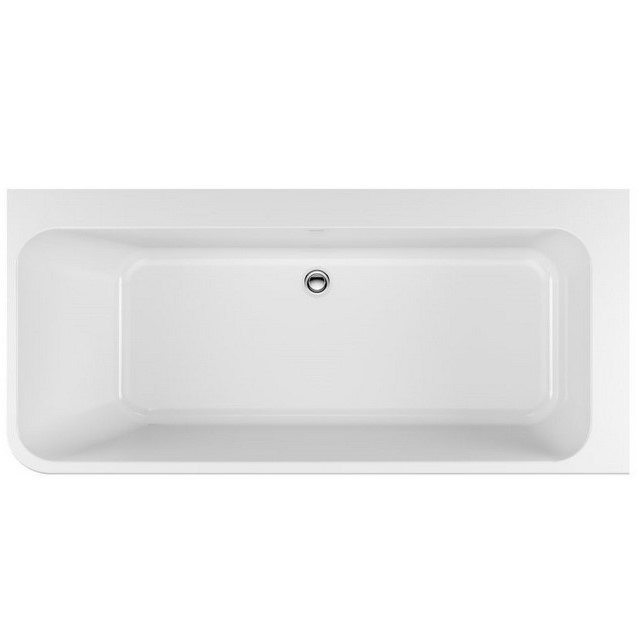 Ванна акриловая пристенная Excellent Lila 2.0 WAEX.LIL2.160L.WHN 160x73 (белый), слив-перелив, левая