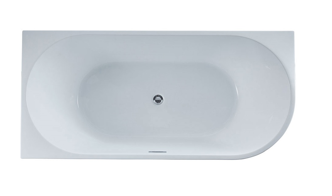 Ванна акриловая угловая Vincea VBT-402-1500L 150x75 (белый ), слив-перелив в комплекте, левая    