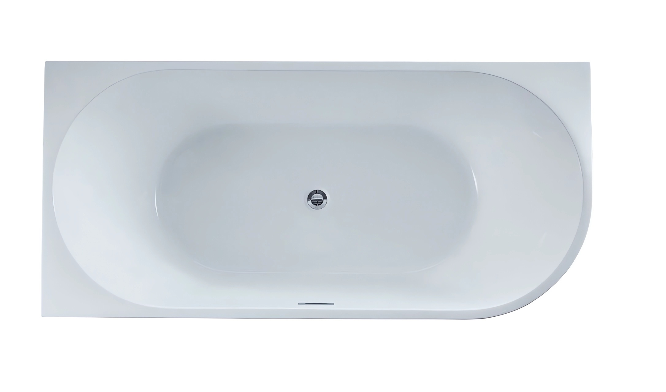 Ванна акриловая угловая Vincea VBT-402-1700L 170x80 (белый ), слив-перелив в комплекте, левая  