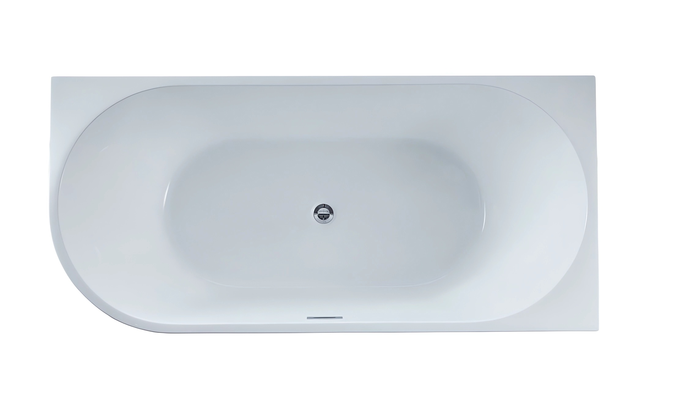 Ванна акриловая угловая Vincea VBT-402-1700R 170x80 (белый ), слив-перелив в комплекте, правая   