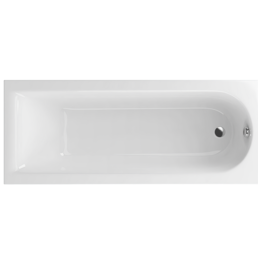 Ванна акриловая встраиваемая Excellent Aurum Slim WAEX.AUR18WHS 180x80 (белый), без слива-перелива
