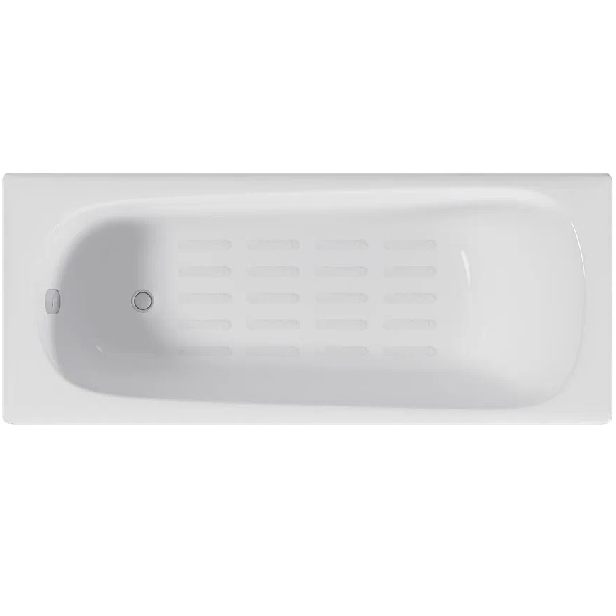 Ванна чугунная Delice Continental DLR230612-AS 150х70 (белый), встраиваемая с антискользящим покрытием