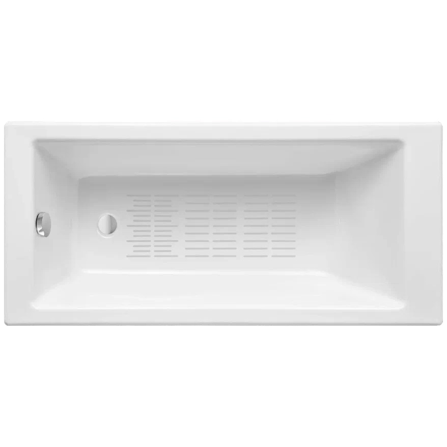 Ванна чугунная Delice Eclat DLR230621-AS 170х70 (белый), встраиваемая с антискользящим покрытием