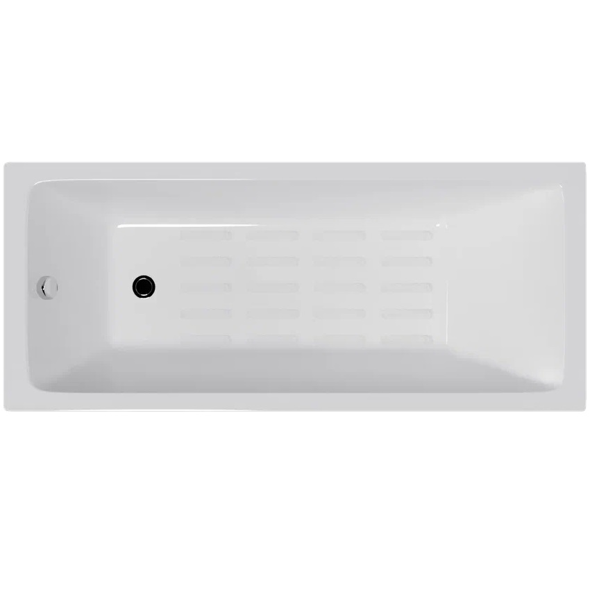 Ванна чугунная Delice Level DLR230618-AS 140х70 (белый), встраиваемая с антискользящим покрытием