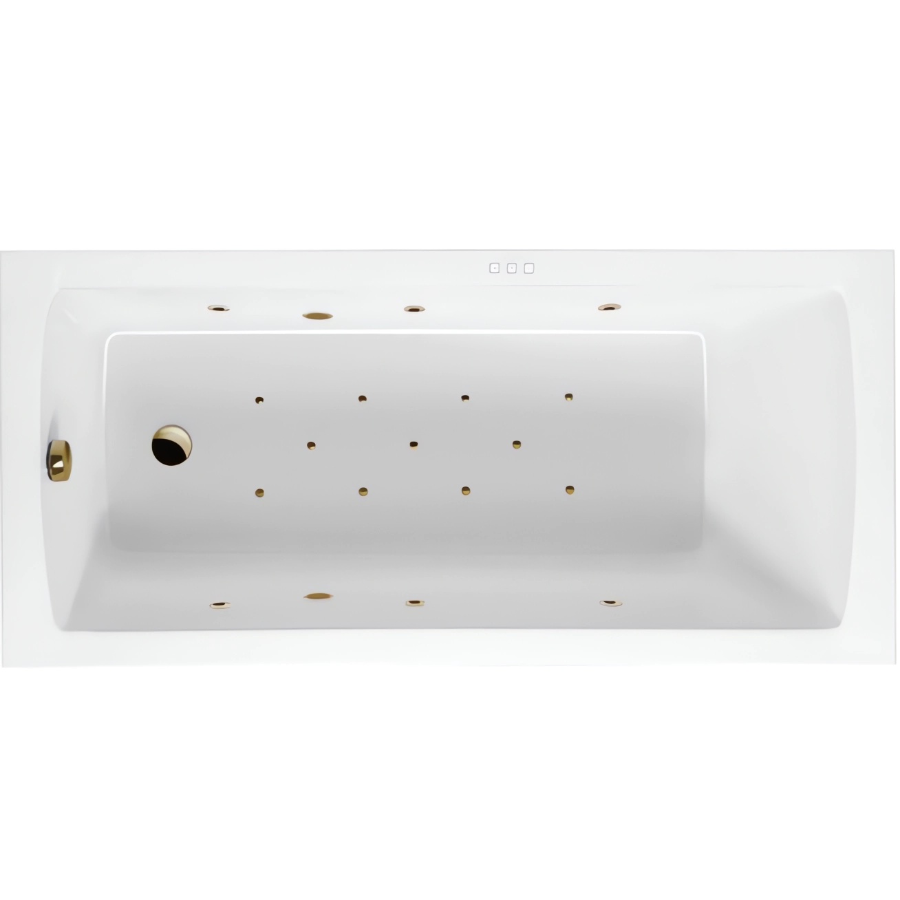 Ванна гидромассажная Excellent Aquaria Relax WAEX.AQU14.RELAX.BR 140x70 (бронза), на каркасе, со сливом-переливом