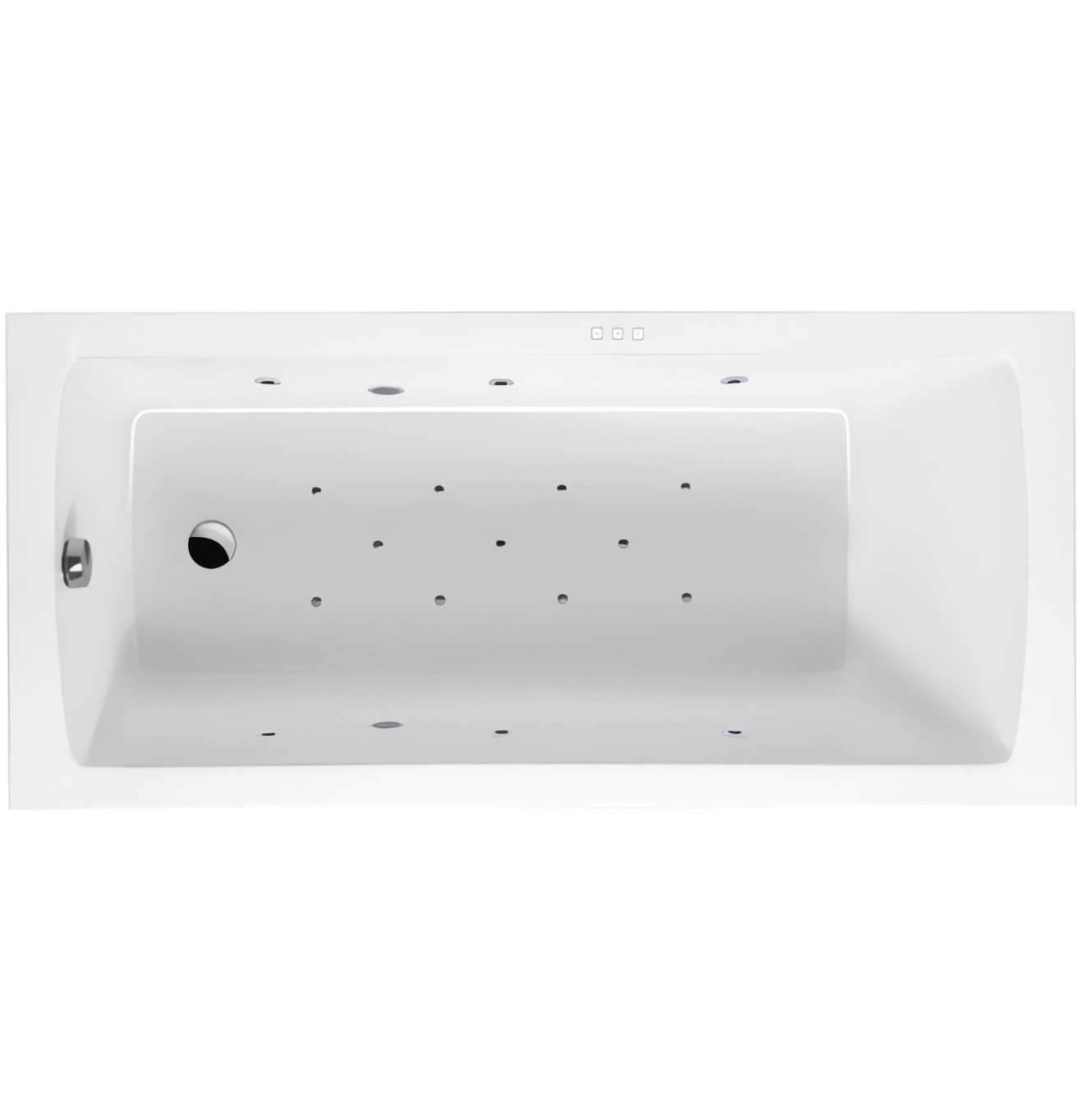 Ванна гидромассажная Excellent Aquaria Relax WAEX.AQU14.RELAX.CR 140x70 (хром), на каркасе, со сливом-переливом