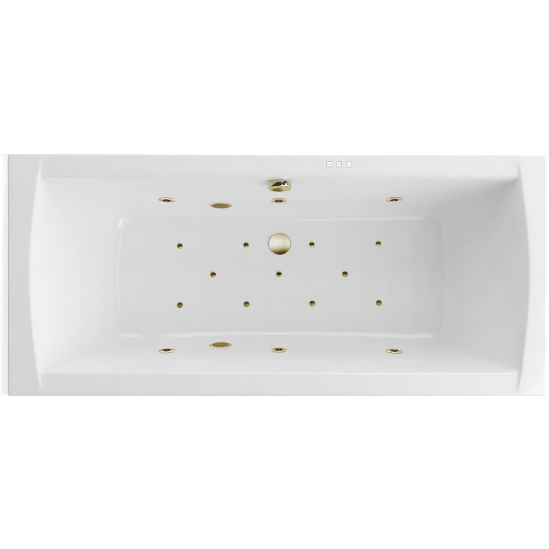 Ванна гидромассажная Excellent Aquaria Lux Slim Relax WAEX.AQU18S.RELAX.BR 180x80 (бронза), на каркасе, со сливом-переливом