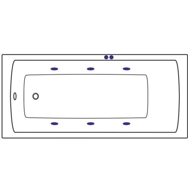Ванна гидромассажная Excellent Aquaria Soft WAEX.AQU14.SOFT.WH 140x70 (белый), на каркасе, со сливом-переливом