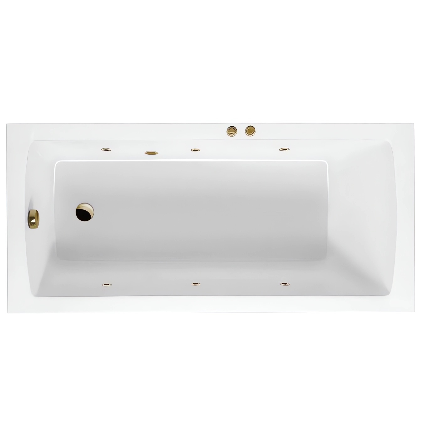 Ванна гидромассажная Excellent Aquaria Soft WAEX.AQU16.SOFT.BR 160x70 (бронза), на каркасе, со сливом-переливом