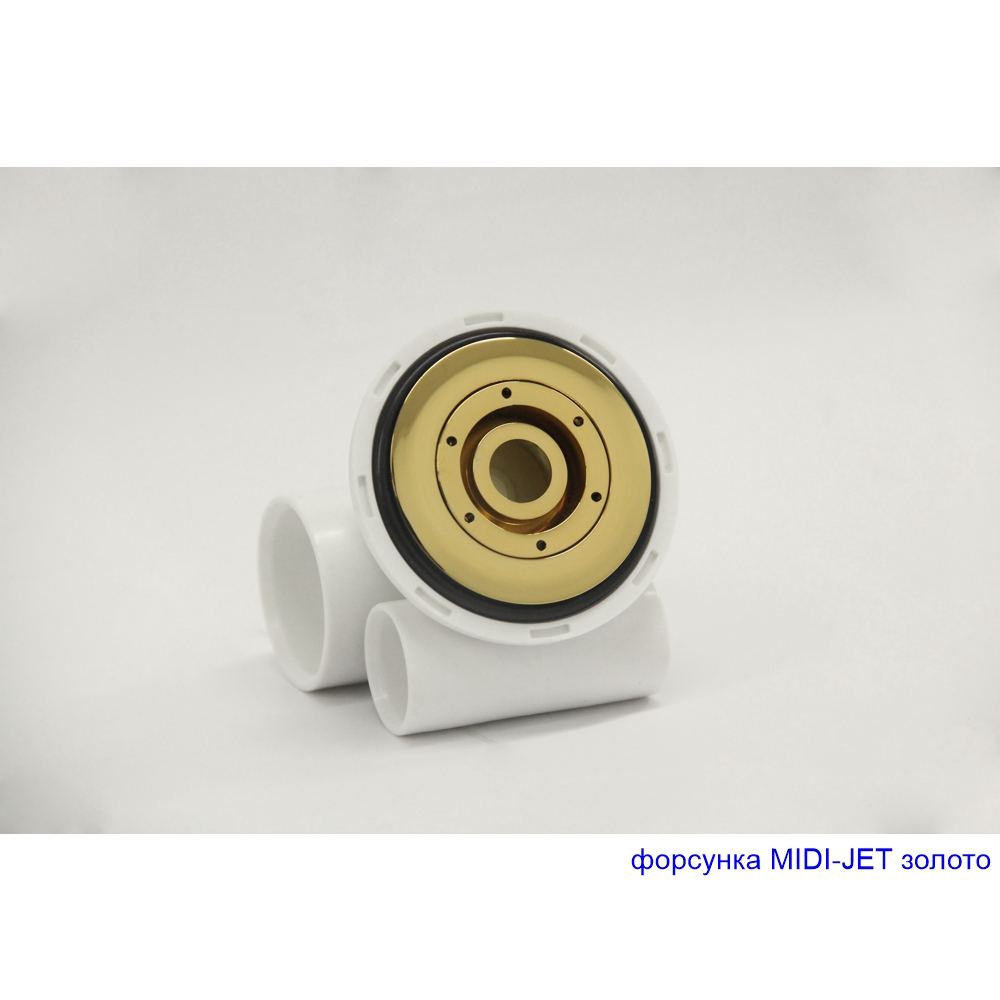 Ванна гидромассажная Whitecross Wave SOFT 0101.160070.100.SOFT.GL 160x70 (белый глянцевый, золотой), каркас, слив-перелив