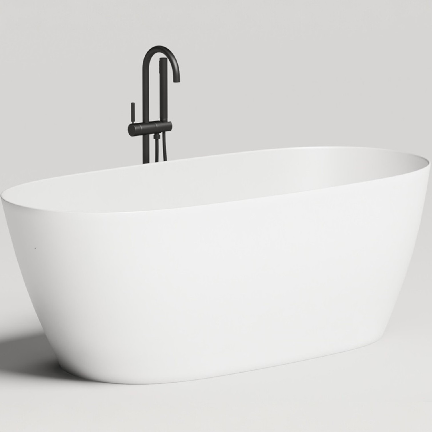 Ванна отдельностоящая Salini Sofia Light S-Sense 103611G 164x76x58 (белый глянцевый), донный клапан, сифон, без перелива