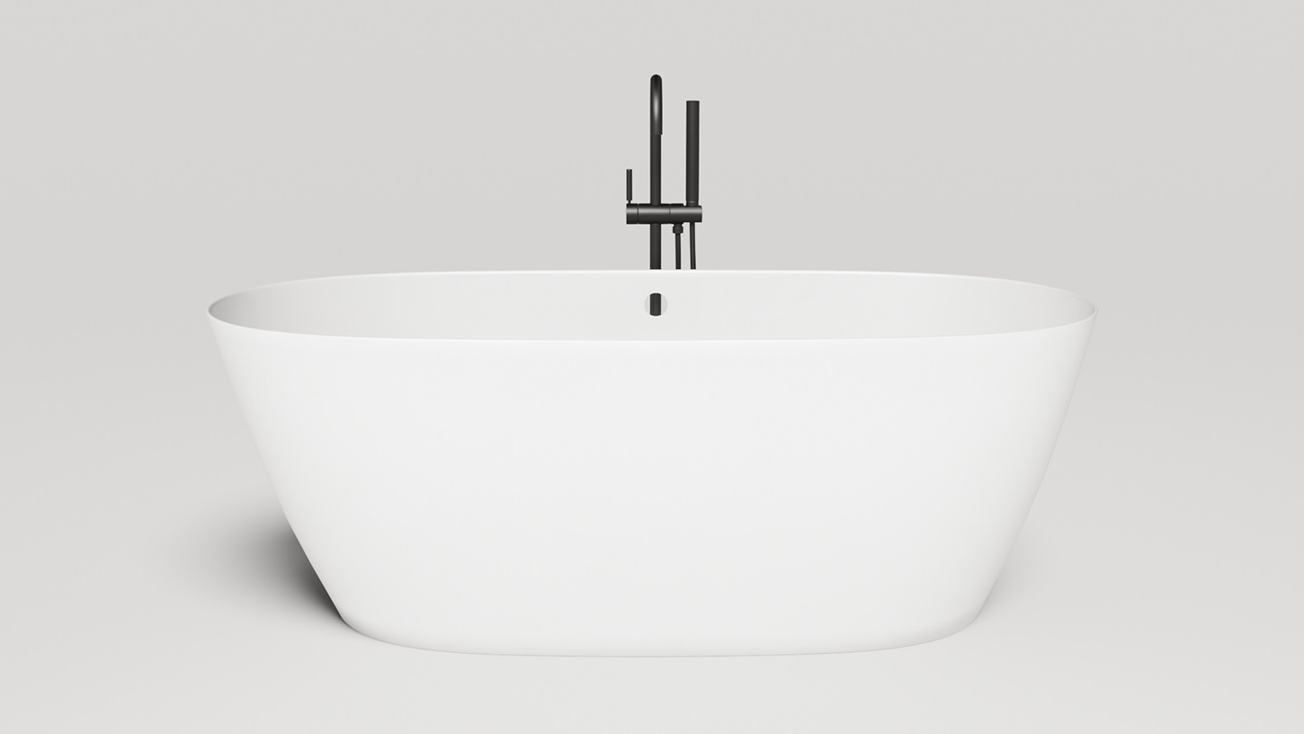 Ванна отдельностоящая Salini Sofia Light S-Sense 103711G 164.5x75.5x58 (белый глянцевый), донный клапан, сифон