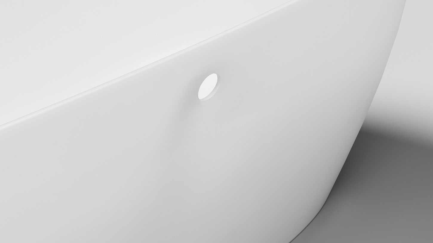Ванна отдельностоящая Salini Sofia Light S-Sense 103711G 164.5x75.5x58 (белый глянцевый), донный клапан, сифон