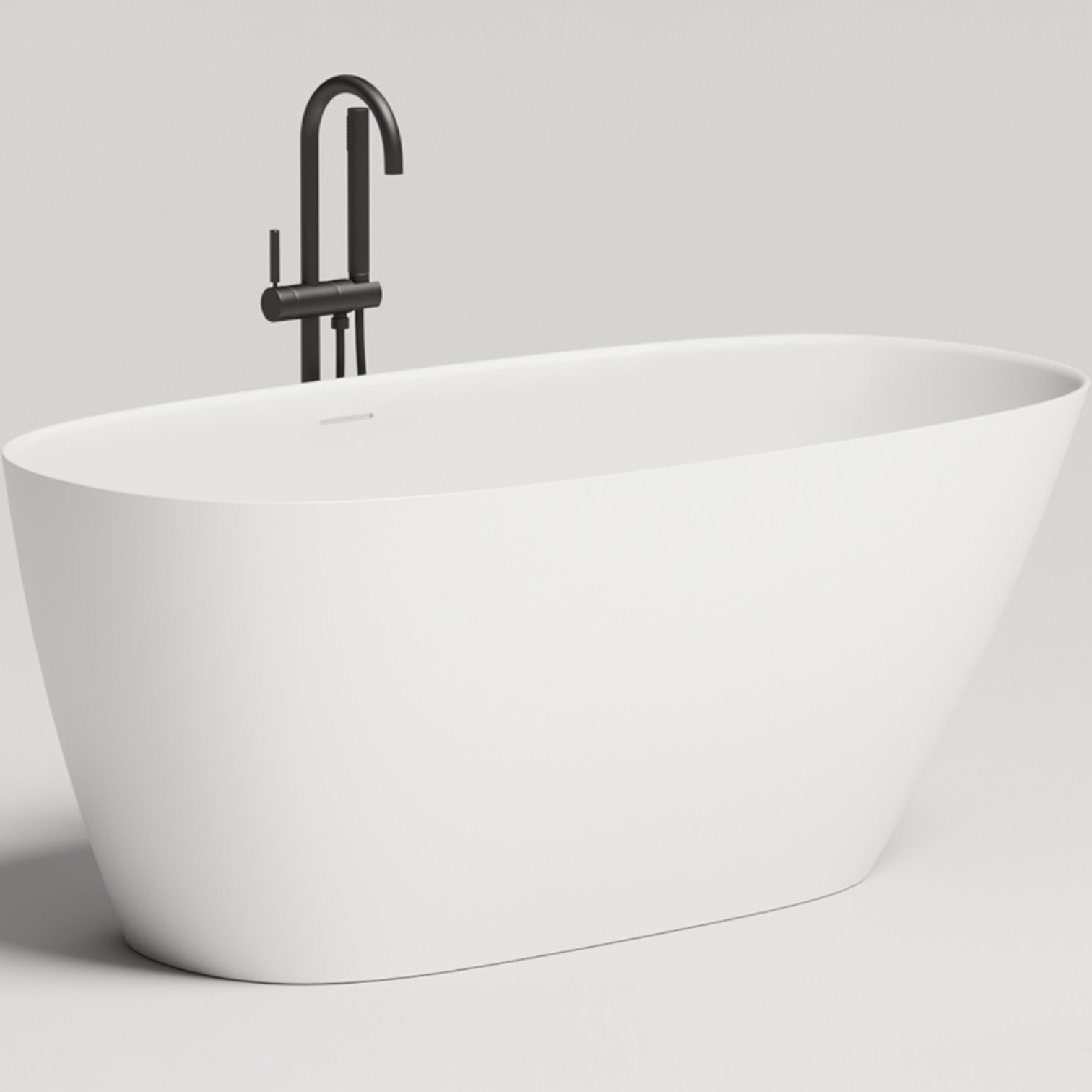 Ванна отдельностоящая Salini Sofia S-Sense 102518G 150x75x60.5 (белый глянцевый), донный клапан, сифон, слив-перелив