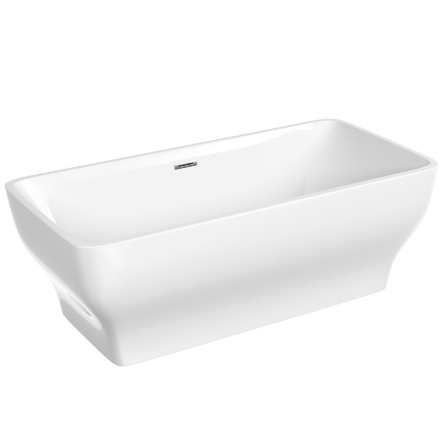 Ванна отдельностоящая Sancos Neo FB09 170x80 (белый), со сливом-переливом