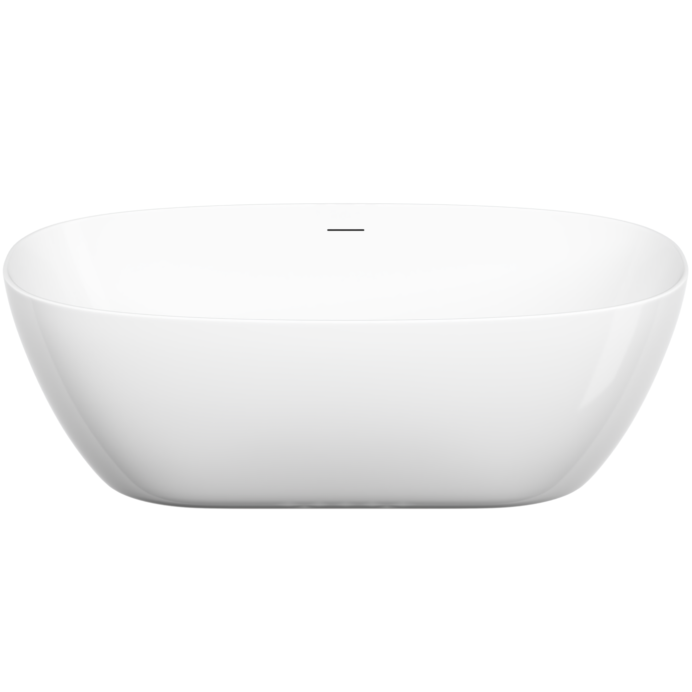 Ванна отдельностоящая Sancos Овал (Oval) FB21 170x80x58 (белый глянцевый), со сливом-переливом