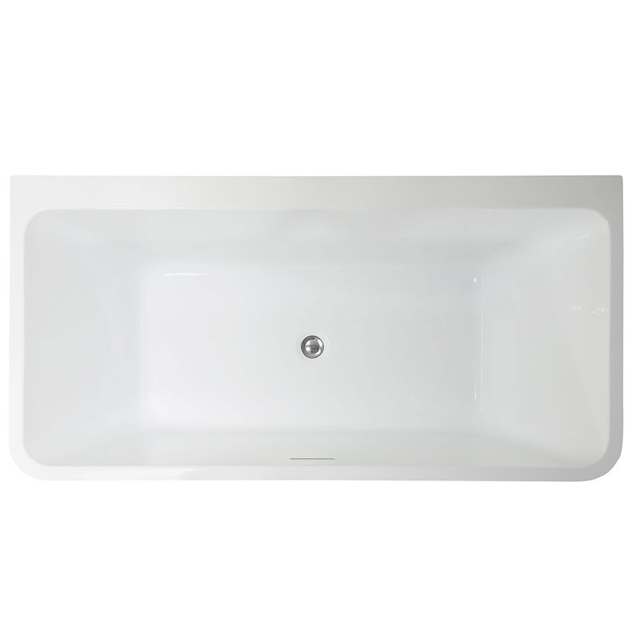Ванна отдельностоящая Vincea VBT-425-1700 170x80 (белый), щелевой-перелив в комплекте